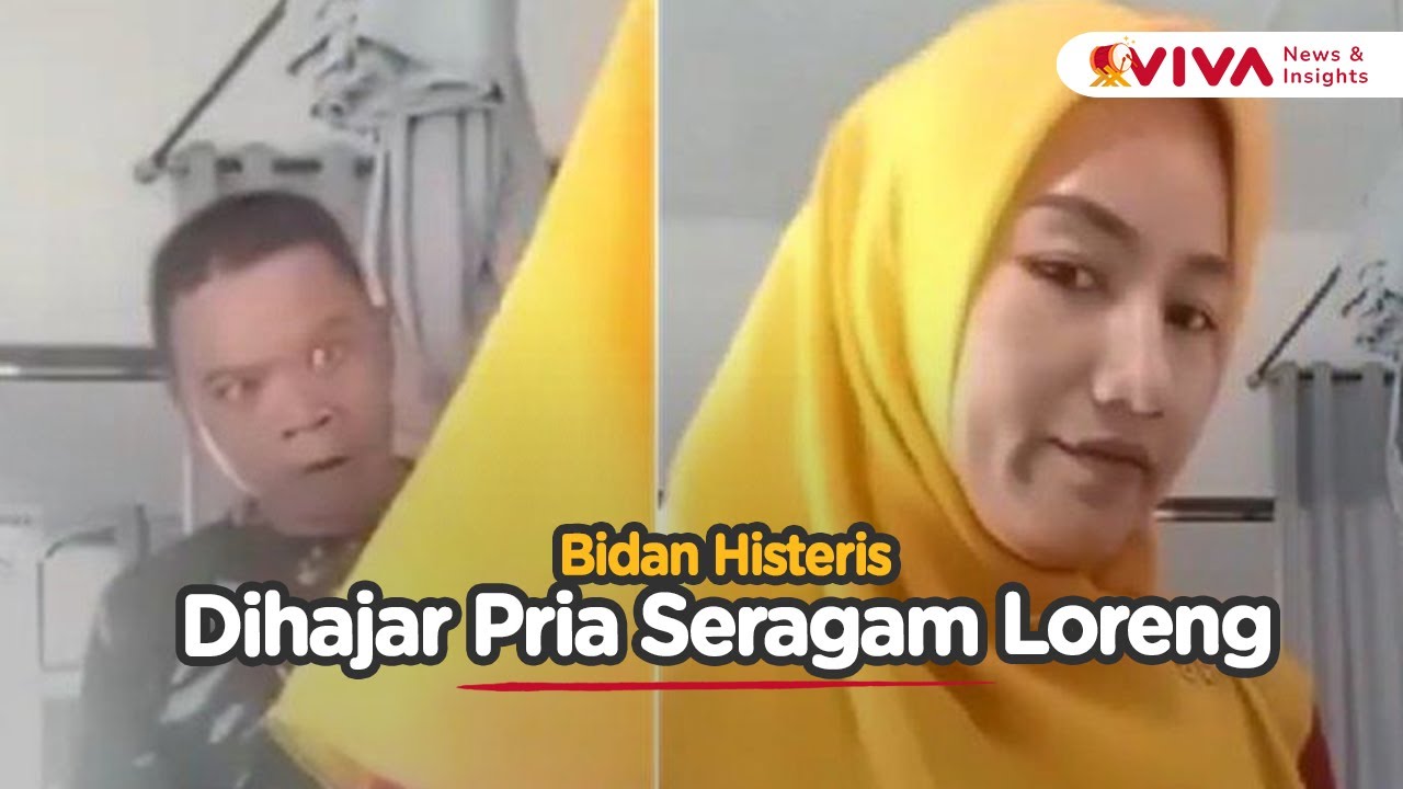BARBAR! Pria Berseragam Loreng Hajar Bidan di Labuhanbatu