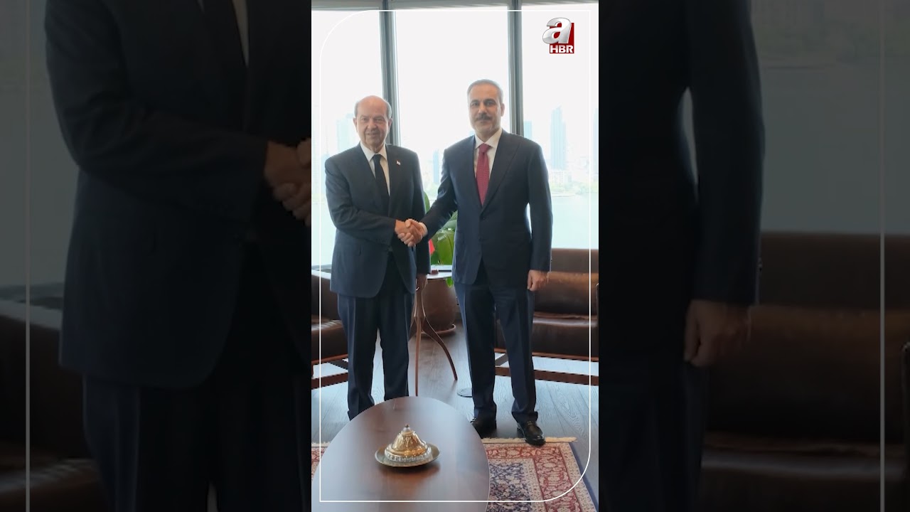 Dışişleri Bakanı Fidan, KKTC Cumhurbaşkanı Tatar İle Görüştü #shorts