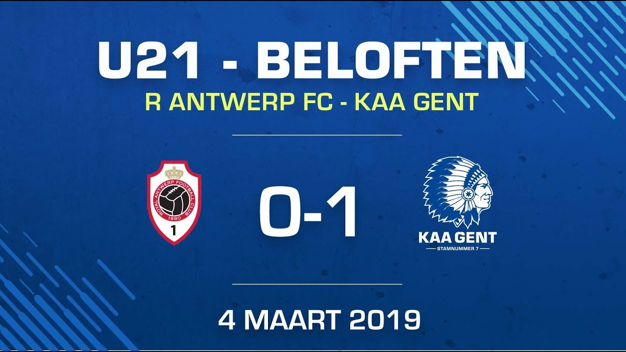 U21 Antwerp - KAA GENT: 0-1