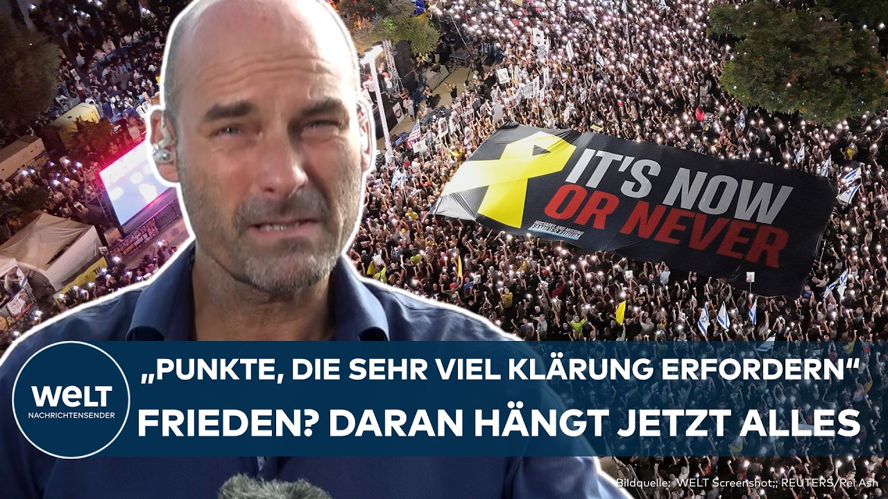 ISRAEL: "Erfordert sehr viel Klärung" Frieden mit Hamas? An diesen Punkten hängt jetzt alles!