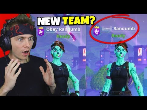 i joined a fortnite team... (my new name)