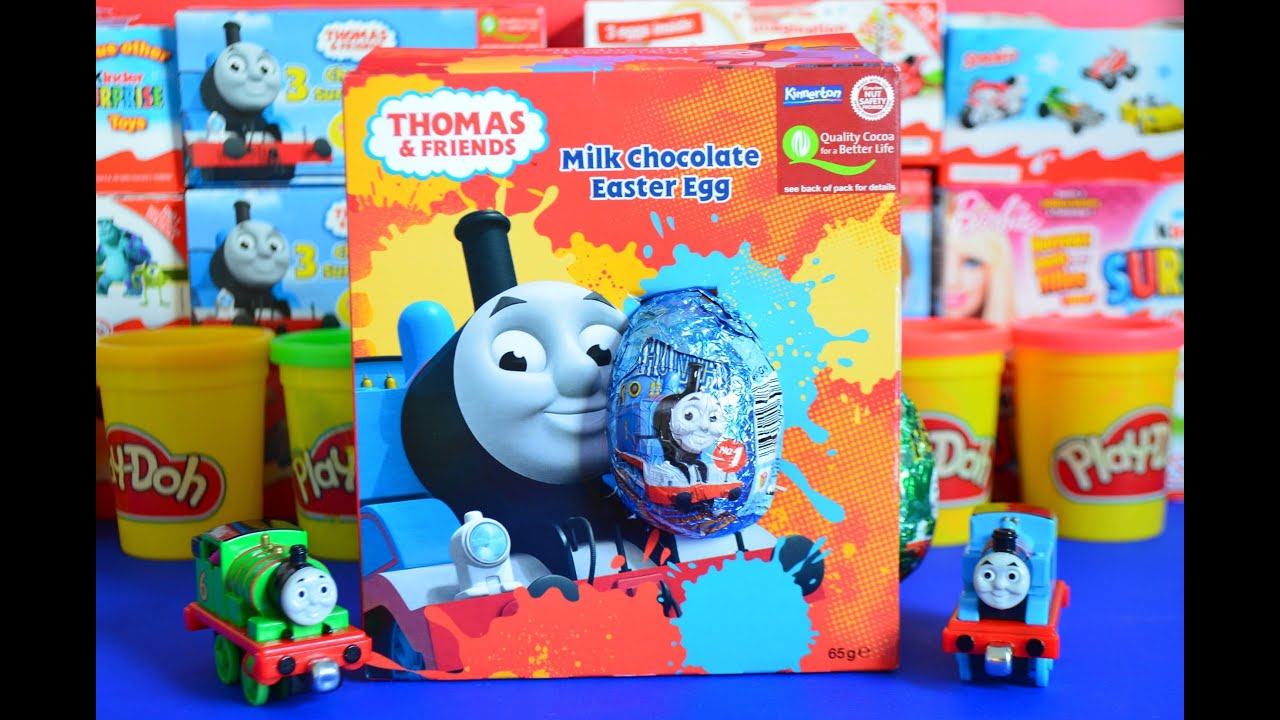 Thomas And Friends Easter Surprise Eggs Thomas The Tank Engine James Percy Take And Play Engines 7520