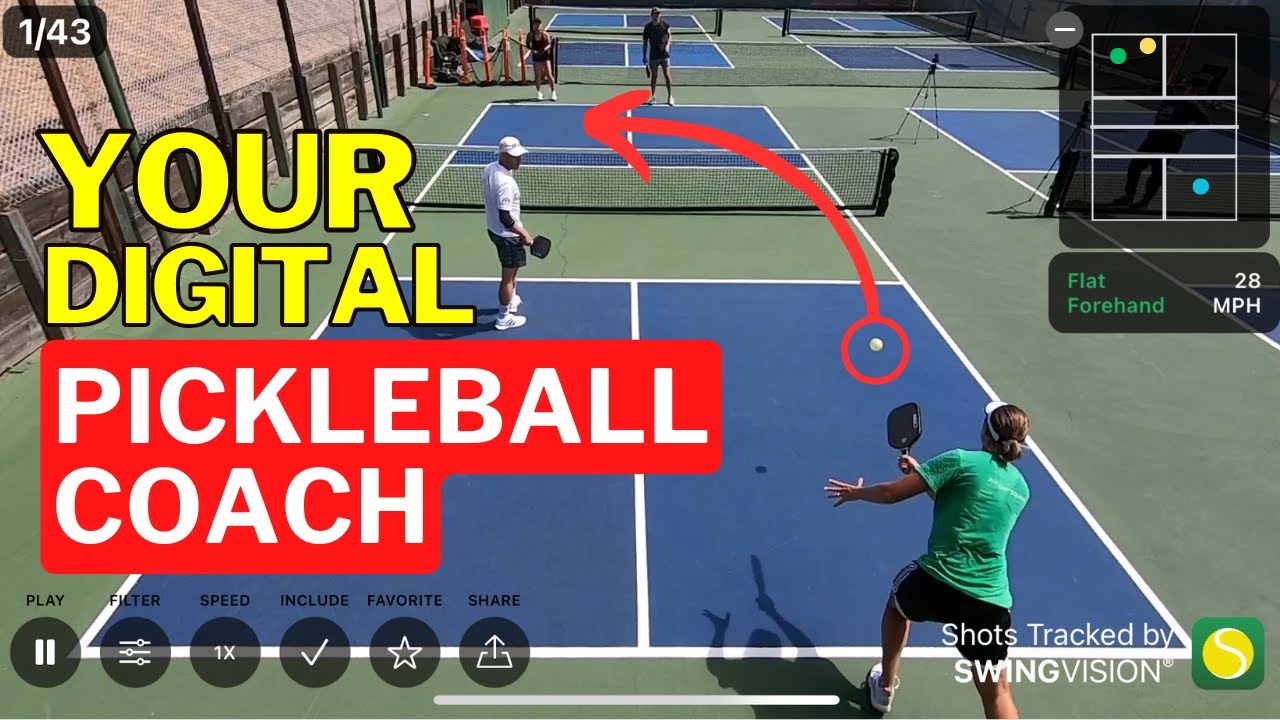 Meet Your NEW Digital Pickleball Coach! - SwingVision AI App