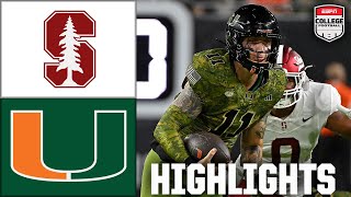 Stanford Cardinal vs. Miami Hurricanes | Full Game Highlights | ESPN College Football