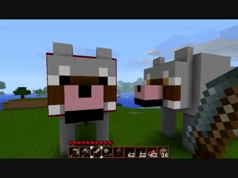 Maison dans des chien loups géants Giant wolves Minecraft YouTube