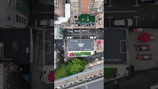 Taking the game to new heights, literally,Extreme Fields in NYC #extremefields #nyc #pitch #juventus