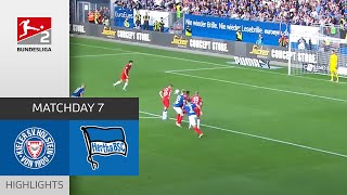 3 x PENALTY! Incredible Final Phase | Holstein Kiel — Hertha BSC | Highlights — MD 7 — Buli 2 23/24