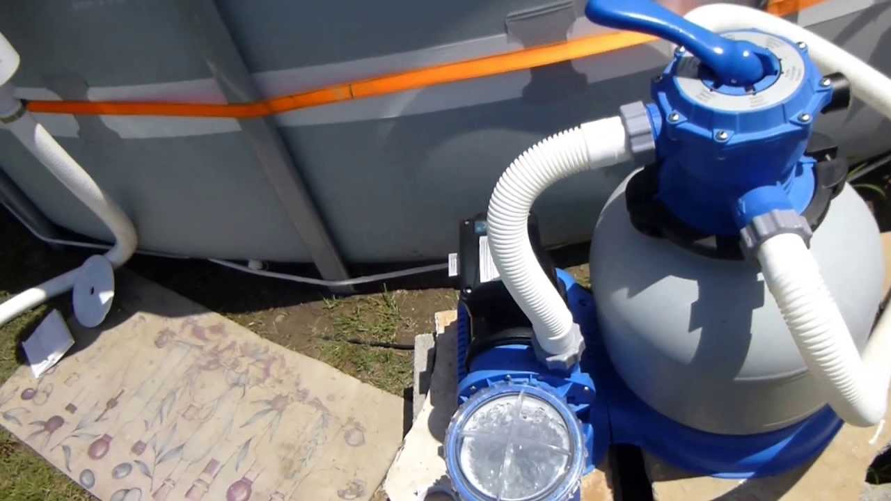 Intex pool wall skimmer install YouTube
