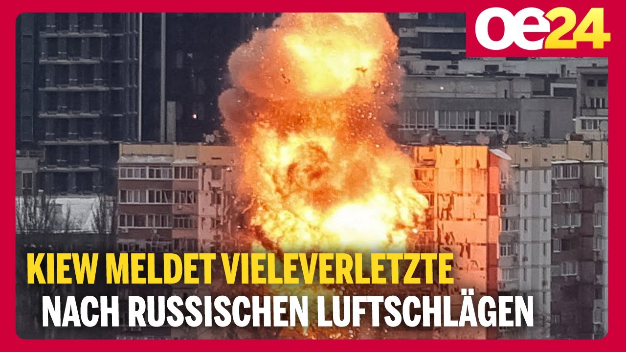 Kiew meldet viele Verletzte nach russischen Luftschlägen