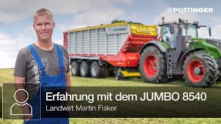 Martin Fiskers Erfahrungen mit dem neuen JUMBO 8540