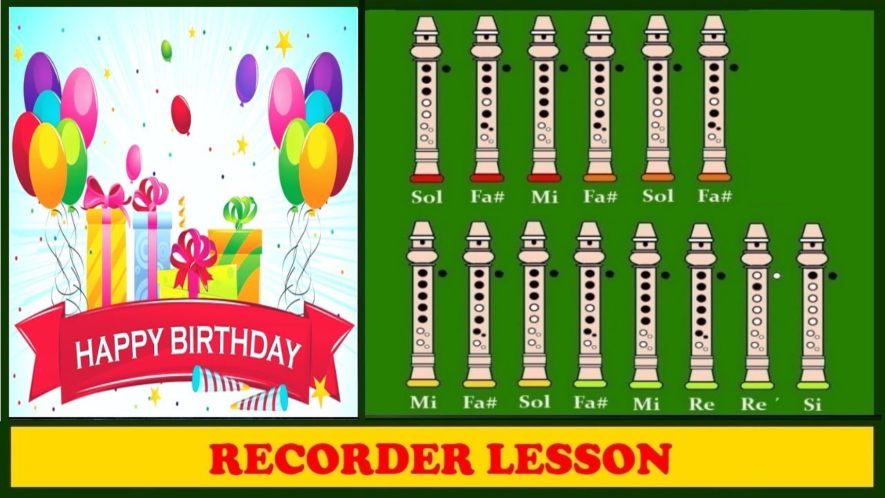 Happy Birthday Flute Finger Chart at Justin Mendoza blog