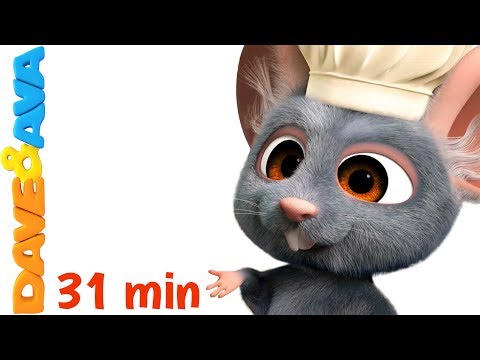 🤣 Three Blind Mice | Nursery Rhymes Songs | Music for Kids from Dave and Ava 🤣