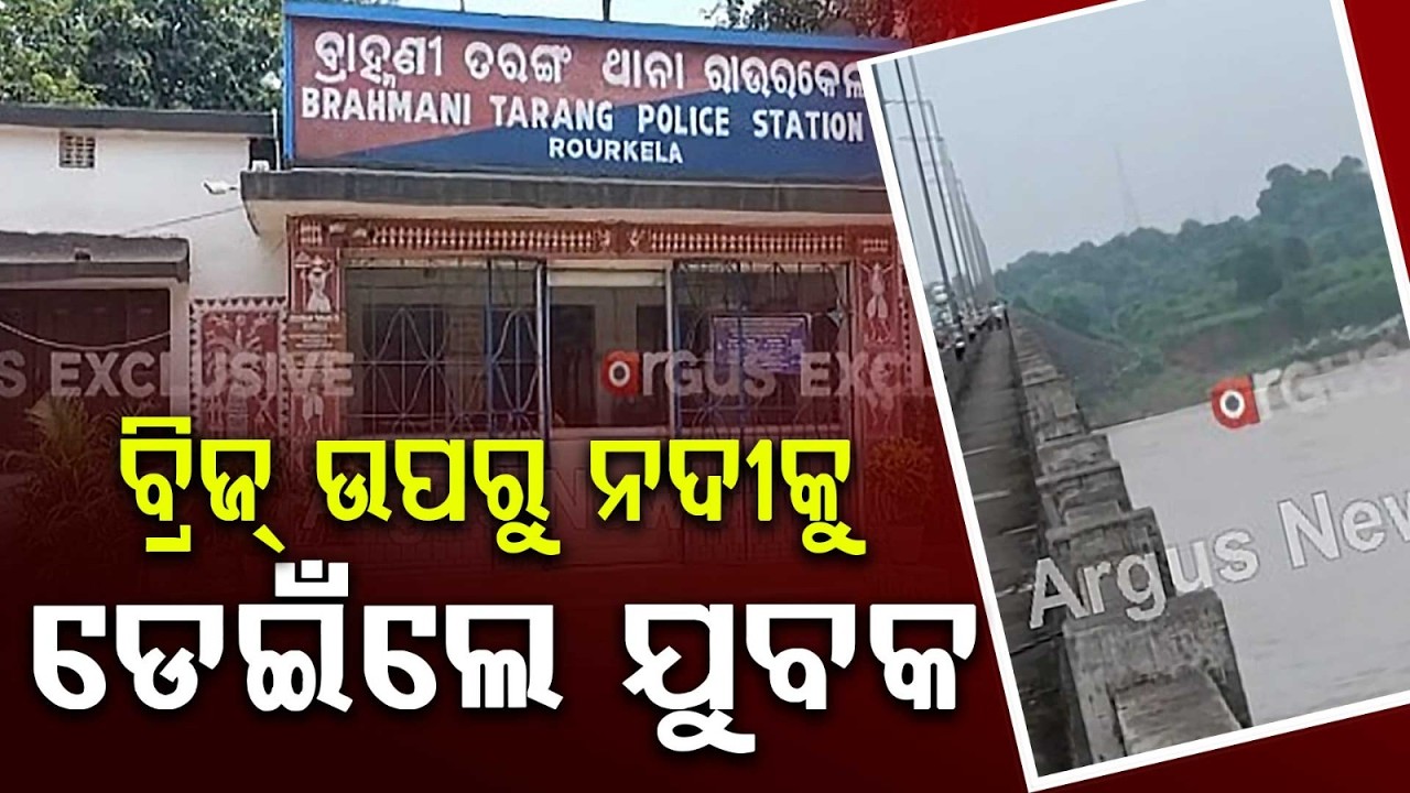 Youth Parks Car On Brahmani Bridge & Jumps Into River In Rourkela; Police Launch Search | Argus News
