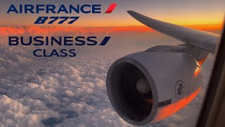 🇺🇸 Atlanta to Paris CDG 🇫🇷  BUSINESS Class -  Air France Boeing 777  [FULL FLIGHT REPORT]