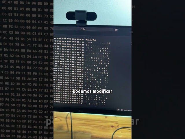 Ocultando mensajes en fotos 🤫   #imagen #desarrollador #programador #ciencia #ingenieria