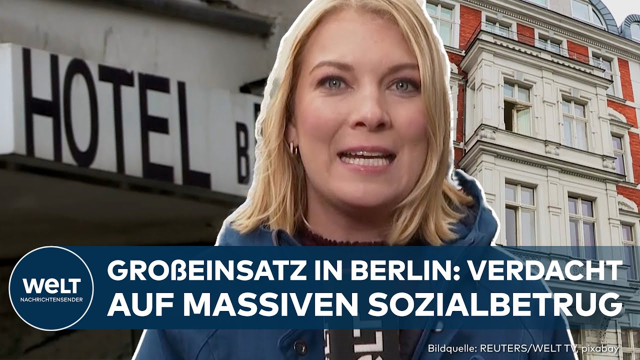 EINSATZ IN BERLIN: Sozialbetrug im Luxushotel? Polizei durchsucht Schein-Adressen