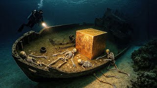 Золотое сокровище найдено в затонувшем корабле на дне моря