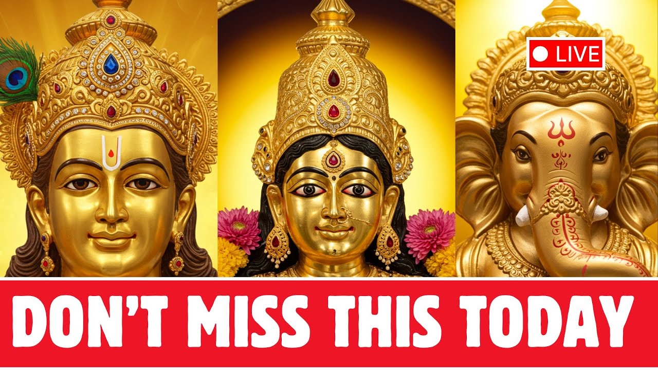 🔴 LIVE 🔴 World Meditation Day | Krishna Durga Ganesha Mantras for Peaceful Mind (108 TIMES CHANT)
