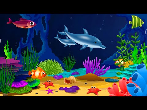 Lullabу and Calming Undersea Animation 🐟 Soothing fishes 🐟 Baby sleep music 💤