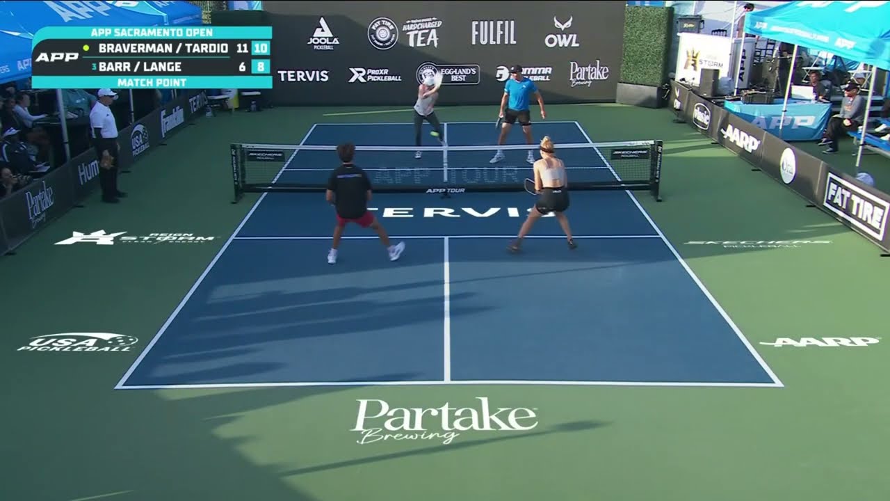 APP Sacramento Open I Mixed Doubles I Match Point I Tardio/Braverman VS Barr/Lange