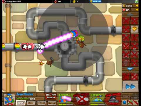 Bloons Tower Defense 5 | MOAB Madness | Special Mission - 4 Ways To ...
