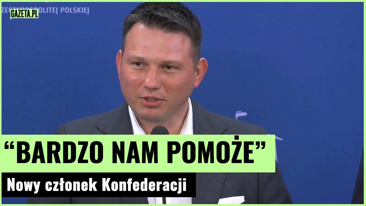 Mentzen ogłosił radosną nowinę. Nowa twarz w Konfederacji | Gazeta.pl