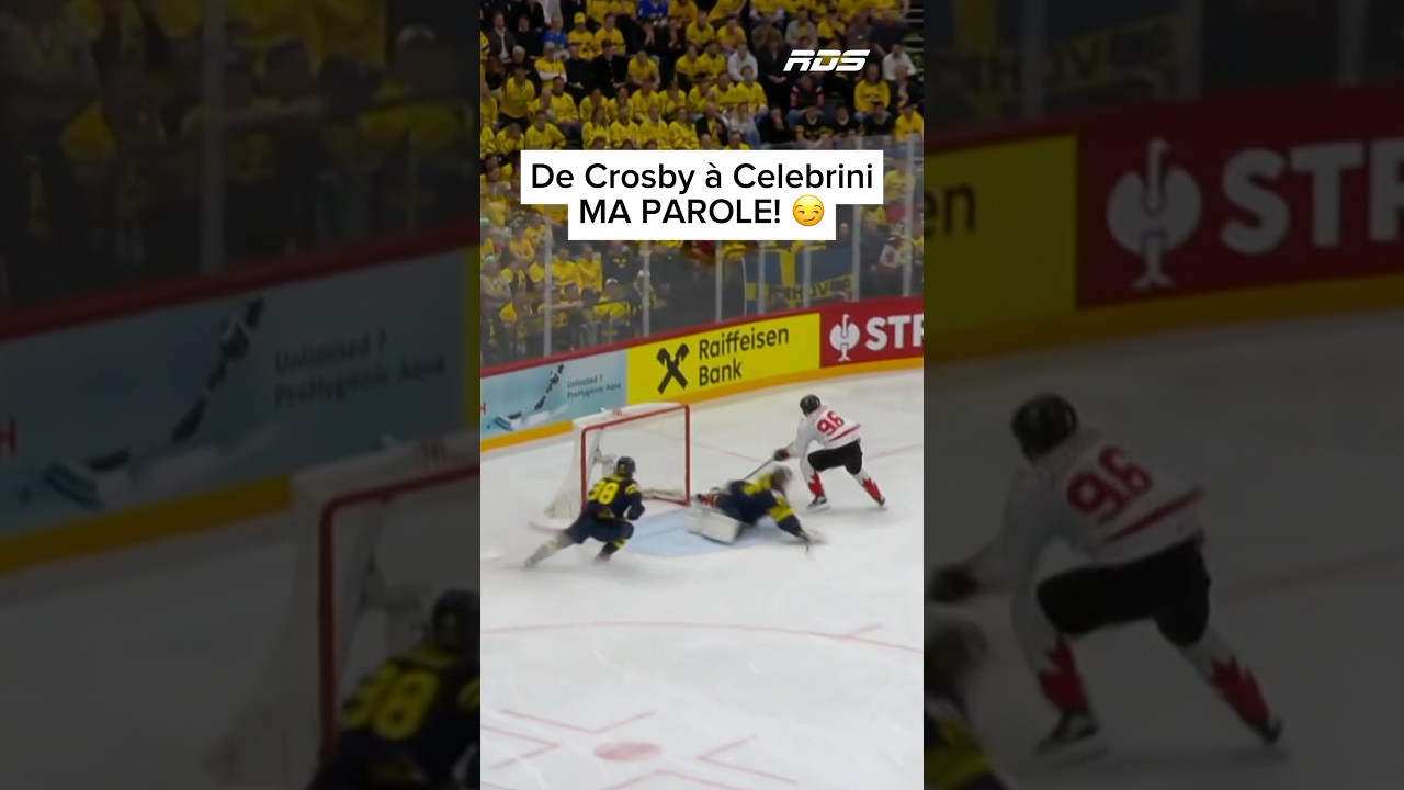 MA PAROLE! Sidney Crosby rejoint Macklin Celebrini et le Canada reprend une avance de deux buts! 😱