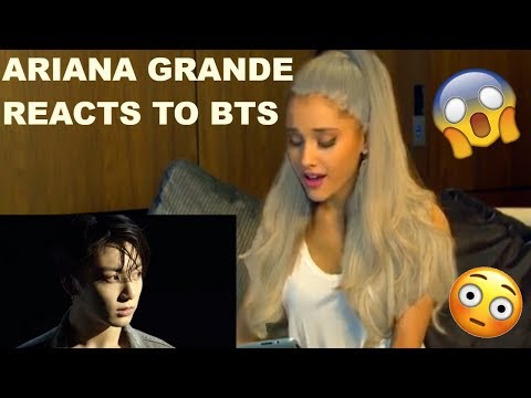 ARIANA GRANDE REACTS TO BTS - FAKE LOVE!!!