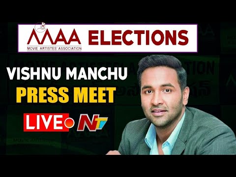 Live: Live: Manchu Vishnu and his panel members speaking to media Live: Live: Manchu Vishnu and his panel members speaking to media
