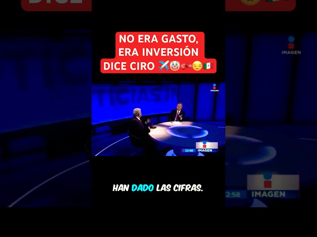 AMLO LOS EXHIBIÓ, EL AVIÓN ERA INVERSIÓN NO ERA GASTO DECÍA CIRO ✈️💰🤡🥊😒🇲🇽 #4t #amlo #mexico
