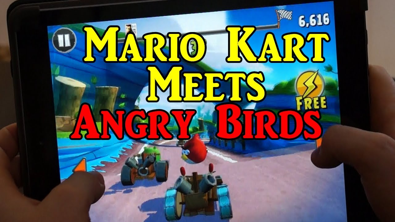 Mario Kart Meets Angry Birds Angry Birds Go Review YouTube