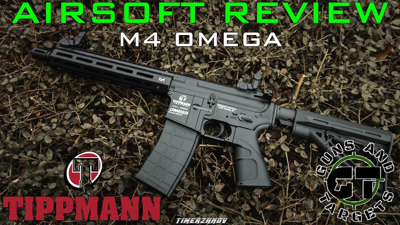 Airsoft Review #43 M4 OMEGA TIPPMANN V2 Co2 HPA (GUNS AND TARGETS)