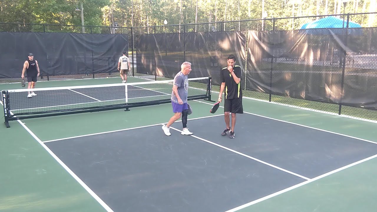 OLD TIMER SHOWS YOUNGSTERS HOW ITS DONE! 3.9 Pickleball Game at Prince Creek in Murrells Inlet, SC