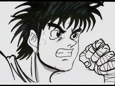 HOW TO DRAW IPPO MAKUNOUCHI / 幕之内 一歩 はじめの一歩 - YouTube