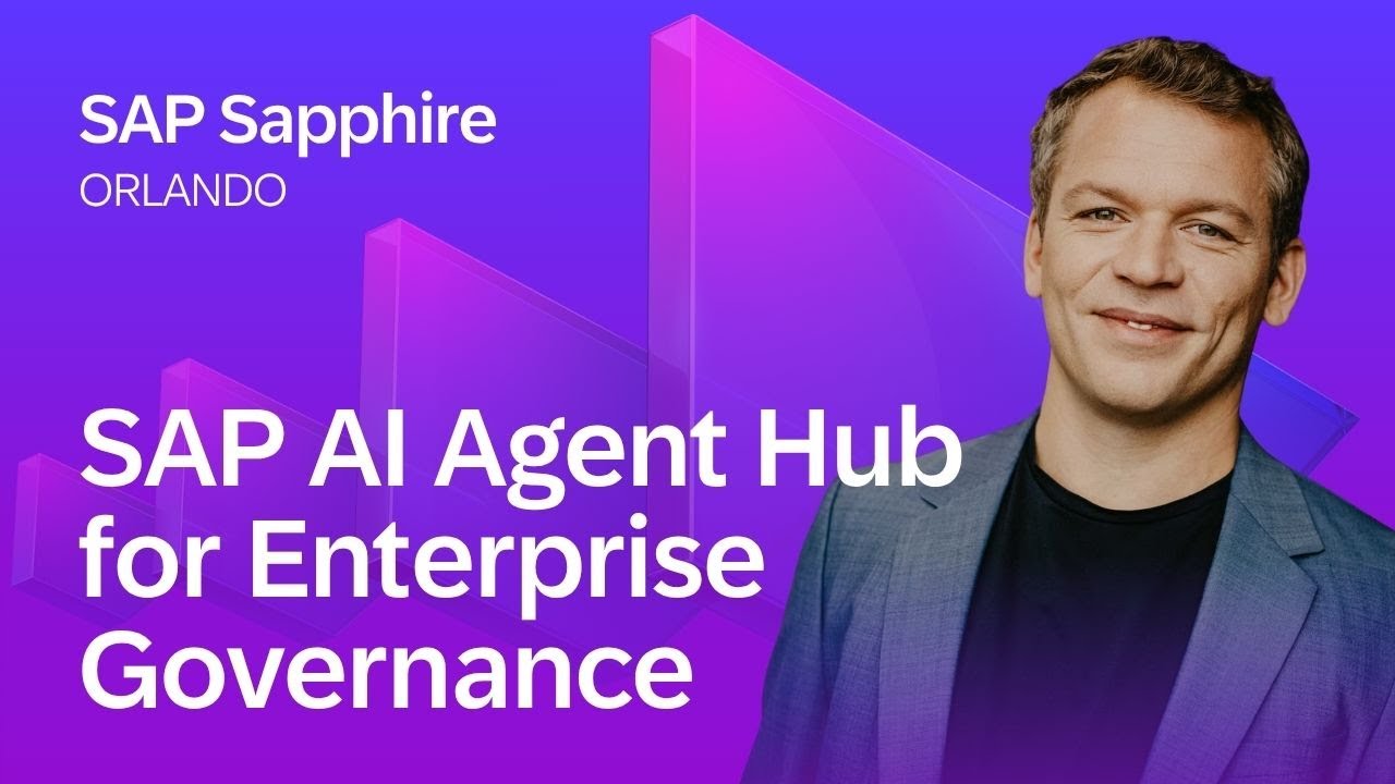 SAP AI Agent Hub for Enterprise Governance | SAP Sapphire Orlando 2026