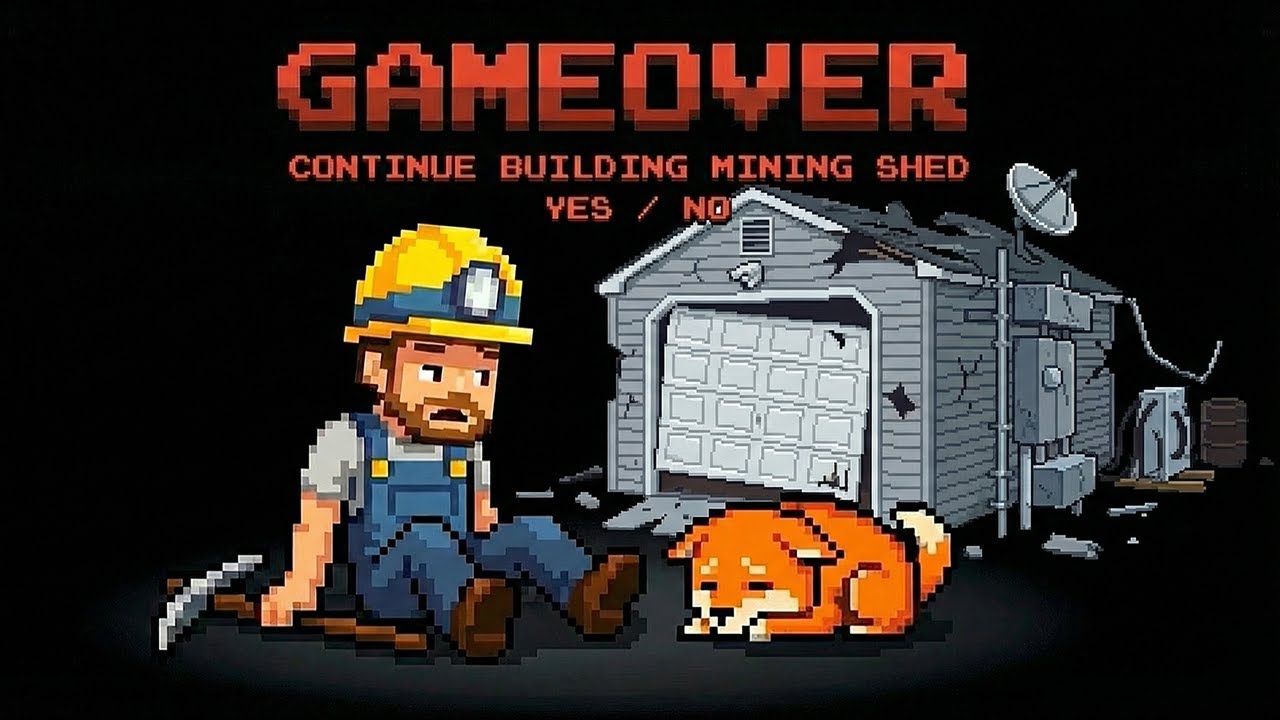 Game Over For My Mining Shed... Minings DYING