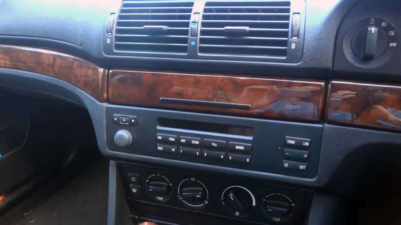 Removing stereo from bmw 3 series
