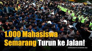 1.000 Mahasiswa BEM Semarang Raya Demo di Tugu Muda, Bawa 5 Tuntutan
