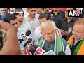 Haryana: Manohar Lal Khattar ने कांग्रेस पर कसा तंज, कहा- सामने वालों की हवा निकली हुई है | Aaj Tak  - 01:47 min - News - Video