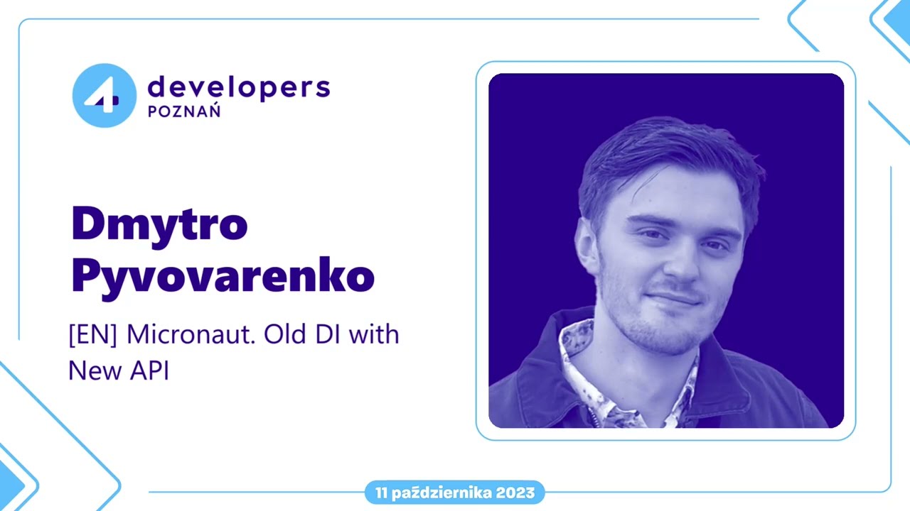 Dmytro Pyvovarenko - Micronaut. Old DI with fresh  API