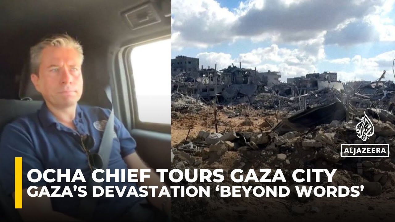 UN aid chief says Gaza City now a ‘wasteland’ after relentless Israeli bombardment