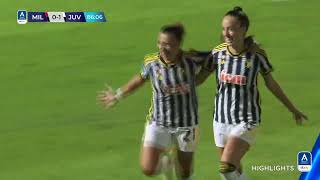 Milan-Juventus 0-1 | Caruso nel finale fa volare le bianconere | #SerieAfemminile eBay 2023/24