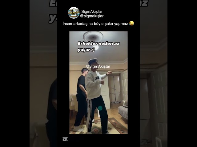 İnsan arkadaşına böyle şaka yapmaz  😂