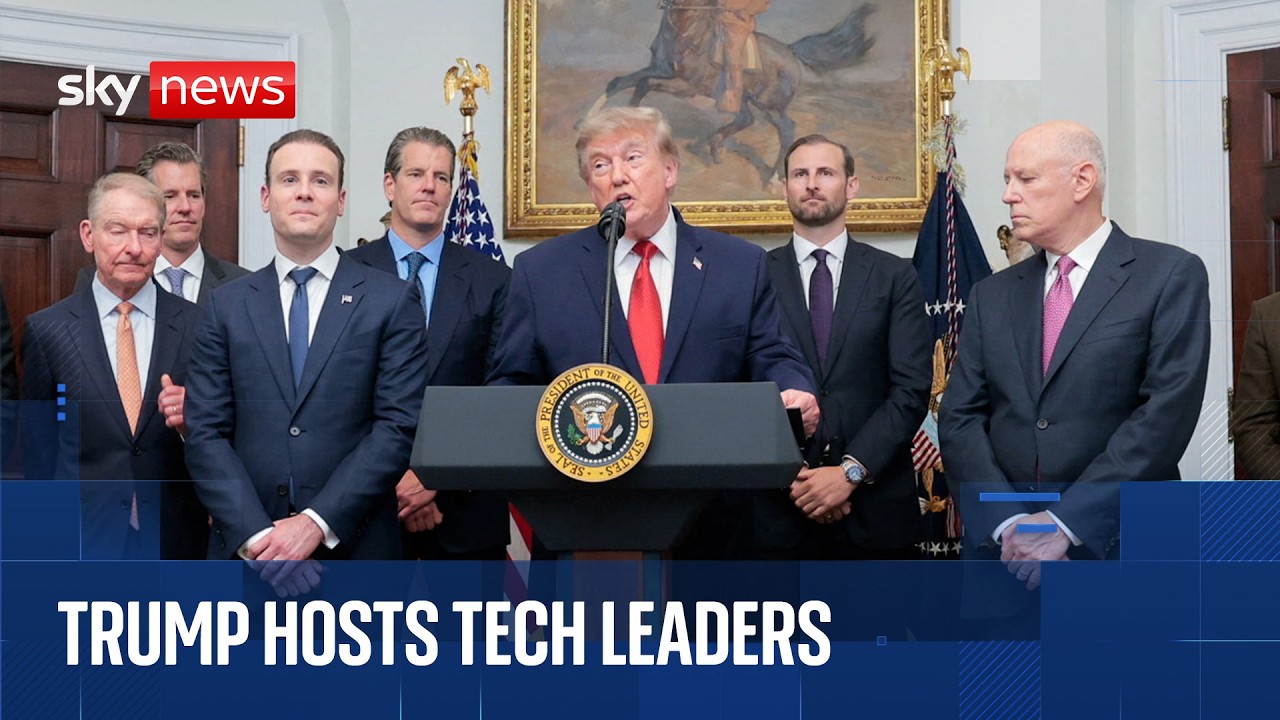 Trump hosts tech leaders at the White House