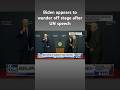 WATCH: Biden walks into flag pole on United Nations stage #shorts