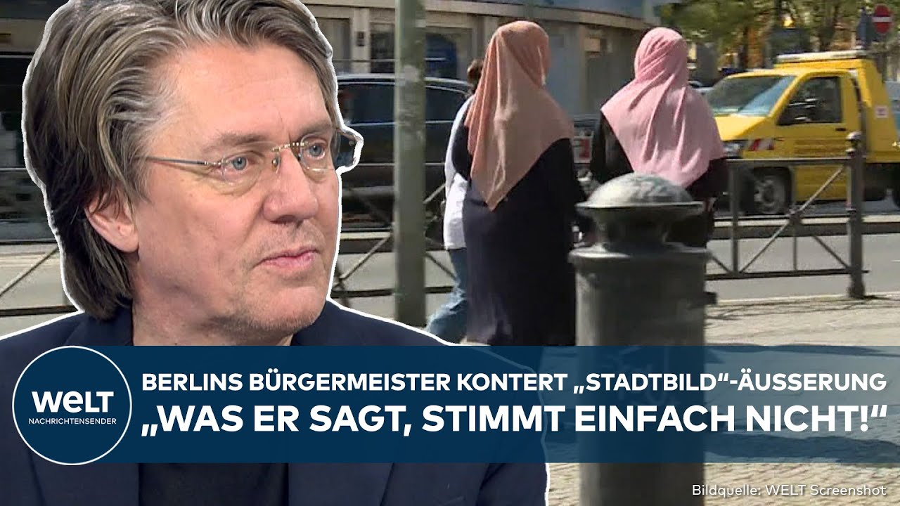 MIGRATION: "Stadtbild"-Debatte um Merz! Berlins Bürgermeister Kai Wegner widerspricht Kanzler