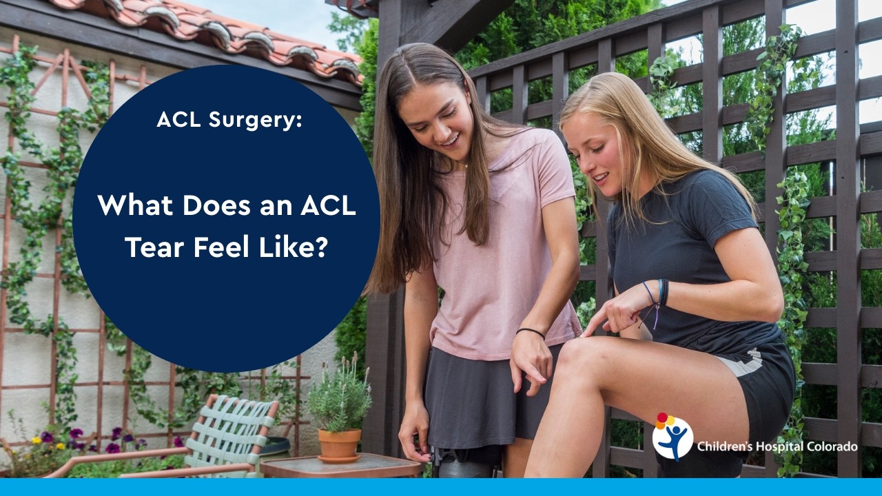 ACL tear pain