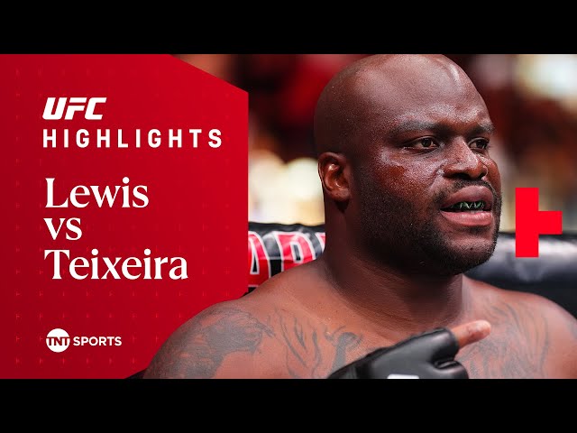 RAPID FINISH! 💨 | Derrick Lewis vs Tallison Teixeira | UFC Nashville Fight Night Highlights