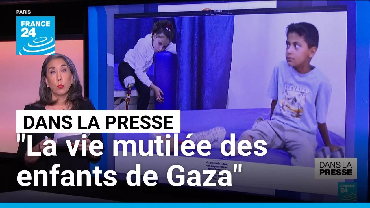 "La vie mutilée des enfants de Gaza" • FRANCE 24