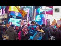 Indian Diaspora Illuminates New York’s Times Square to Celebrate Pran Prathistha Ceremony in Ayodhya